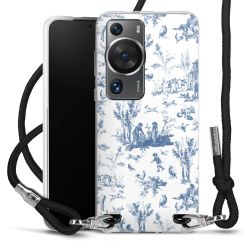 New Carry Case Transparent Stoff schwarz/silber