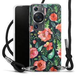 New Carry Case Transparent Stoff schwarz/silber