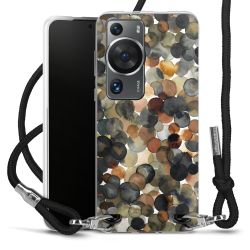 New Carry Case Transparent Stoff schwarz/silber