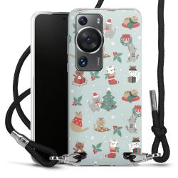 New Carry Case Transparent Stoff schwarz/silber