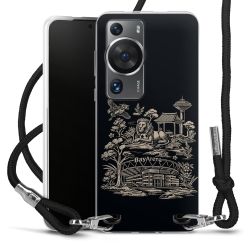 Carry Case Stoff schwarz/silber