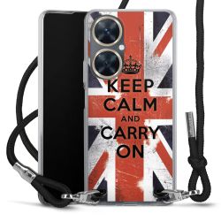 Carry Case Transparent Fabric black/silver