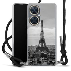 Carry Case Transparent Fabric black/silver