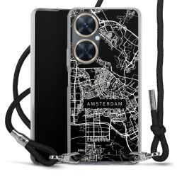 Carry Case Transparent Fabric black/silver