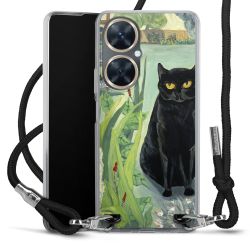 New Carry Case Transparent Stoff schwarz/silber