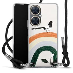 New Carry Case Transparent Stoff schwarz/silber