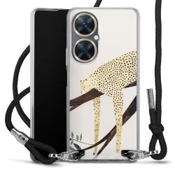 New Carry Case Transparent Stoff schwarz/silber