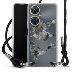 Carry Case Transparent Fabric black/silver