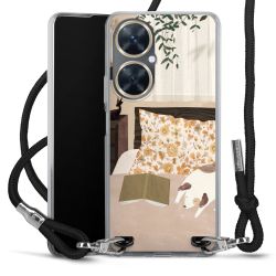 New Carry Case Transparent Stoff schwarz/silber