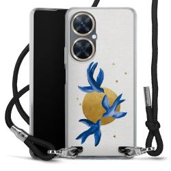 New Carry Case Transparent Stoff schwarz/silber