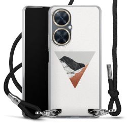 New Carry Case Transparent Stoff schwarz/silber