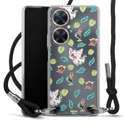 New Carry Case Transparent Stoff schwarz/silber