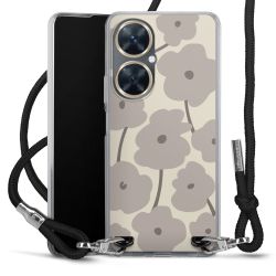 New Carry Case Transparent Stoff schwarz/silber