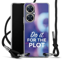 New Carry Case Transparent Stoff schwarz/silber