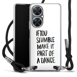 New Carry Case Transparent Stoff schwarz/silber