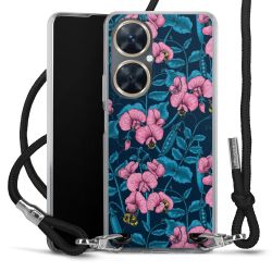 New Carry Case Transparent Stoff schwarz/silber