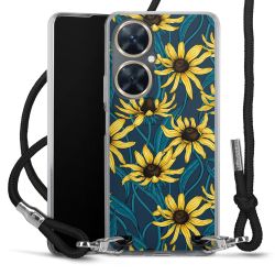 New Carry Case Transparent Stoff schwarz/silber