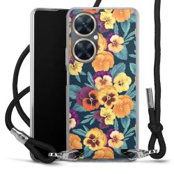 New Carry Case Transparent Stoff schwarz/silber