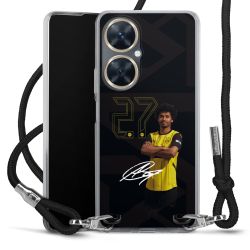 New Carry Case Transparent Stoff schwarz/silber