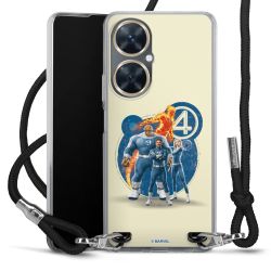 New Carry Case Transparent Stoff schwarz/silber