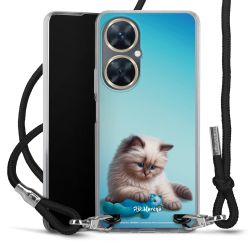 New Carry Case Transparent Stoff schwarz/silber