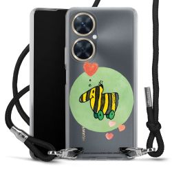 New Carry Case Transparent Stoff schwarz/silber