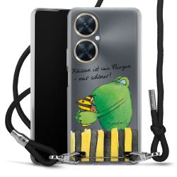 New Carry Case Transparent Stoff schwarz/silber