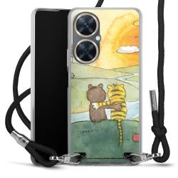 New Carry Case Transparent Stoff schwarz/silber