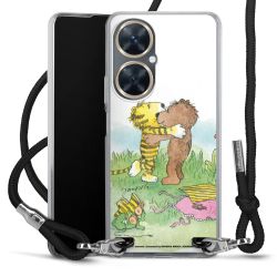 New Carry Case Transparent Stoff schwarz/silber