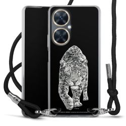 New Carry Case Transparent Stoff schwarz/silber