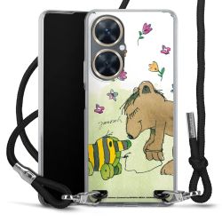 New Carry Case Transparent Stoff schwarz/silber