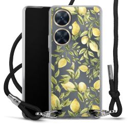 New Carry Case Transparent Stoff schwarz/silber