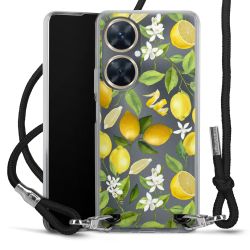 New Carry Case Transparent Stoff schwarz/silber