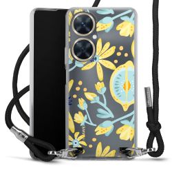 New Carry Case Transparent Stoff schwarz/silber