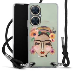 New Carry Case Transparent Stoff schwarz/silber