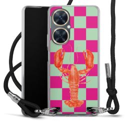 New Carry Case Transparent Stoff schwarz/silber