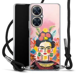 New Carry Case Transparent Stoff schwarz/silber