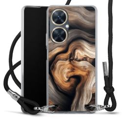 New Carry Case Transparent Stoff schwarz/silber