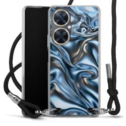 New Carry Case Transparent Stoff schwarz/silber