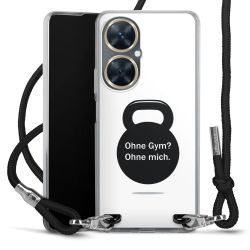 New Carry Case Transparent Stoff schwarz/silber