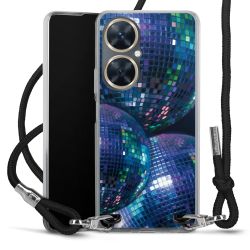 New Carry Case Transparent Stoff schwarz/silber