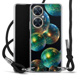 New Carry Case Transparent Stoff schwarz/silber