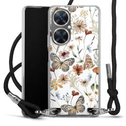 New Carry Case Transparent Stoff schwarz/silber