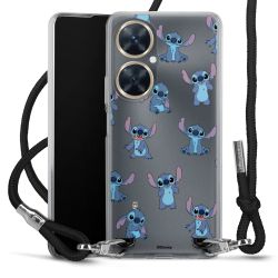 New Carry Case Transparent Stoff schwarz/silber