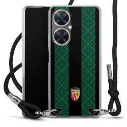 New Carry Case Transparent Stoff schwarz/silber