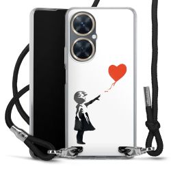 New Carry Case Transparent Stoff schwarz/silber