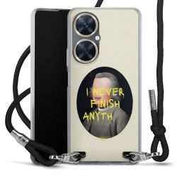 New Carry Case Transparent Stoff schwarz/silber