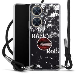 New Carry Case Transparent Stoff schwarz/silber