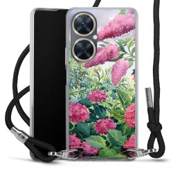 New Carry Case Transparent Stoff schwarz/silber