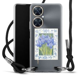 New Carry Case Transparent Stoff schwarz/silber